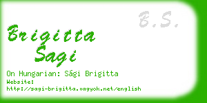brigitta sagi business card